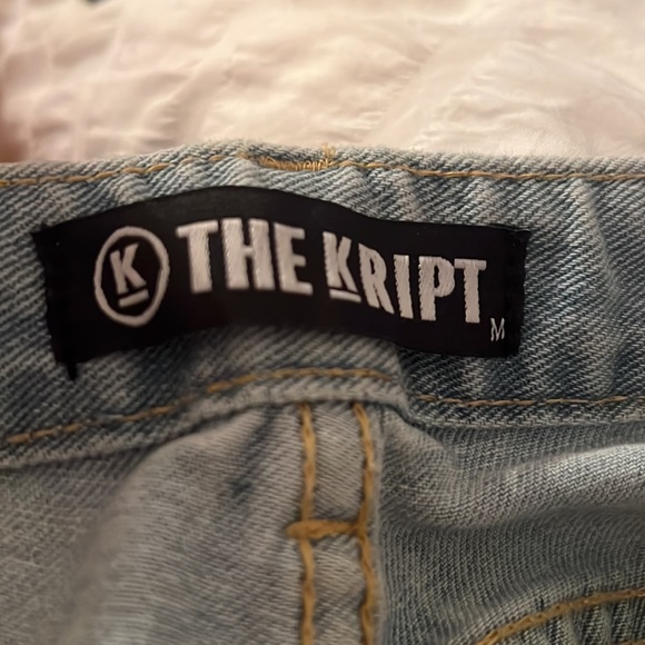 THE KRIPT blue straight cut jeans - Picture 2 of 2